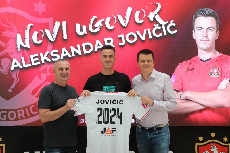 Idemo dalje zajedno: Aleksandar Jovičić produžio ugovor s Goricom
